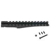Enhance your AK rifle with the AK Extended Picatinny Sight Mount, featuring adjustable height for perfect optics alignment and improved aiming precision.